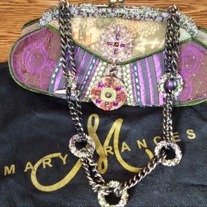 Mary Frances over the shoulder beaded handbag